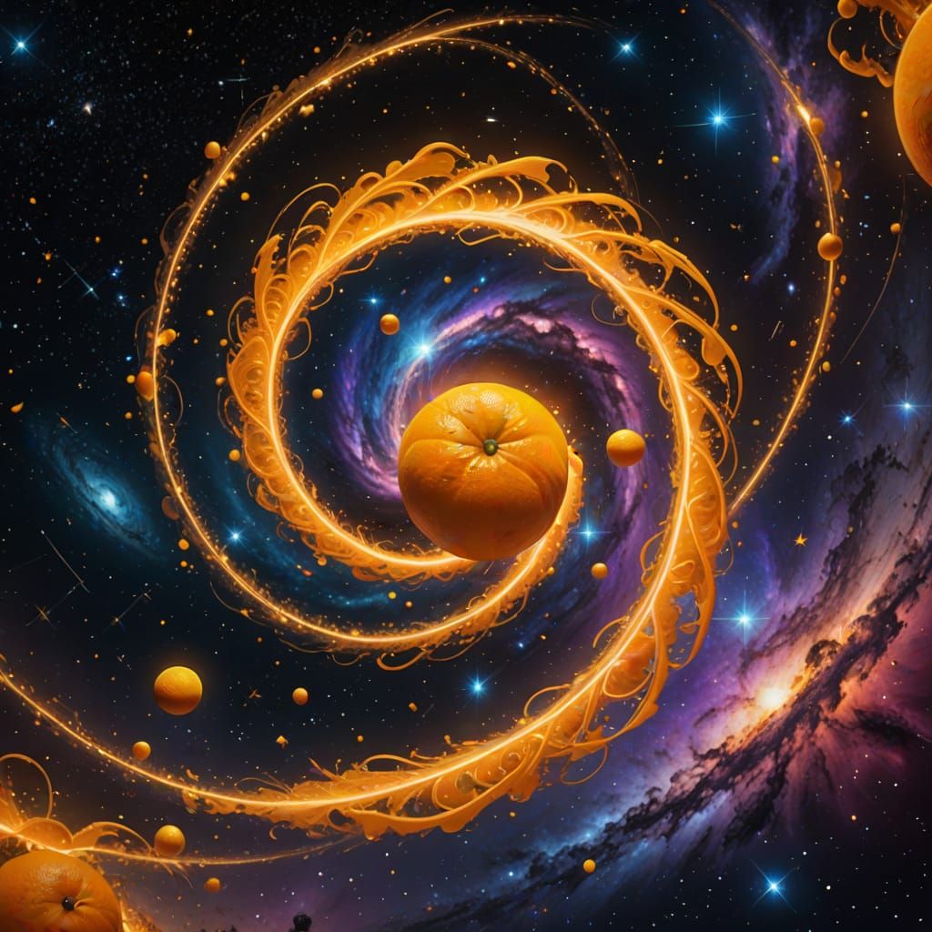 Surreal Infinity Loop in Vibrant Cosmic Colors