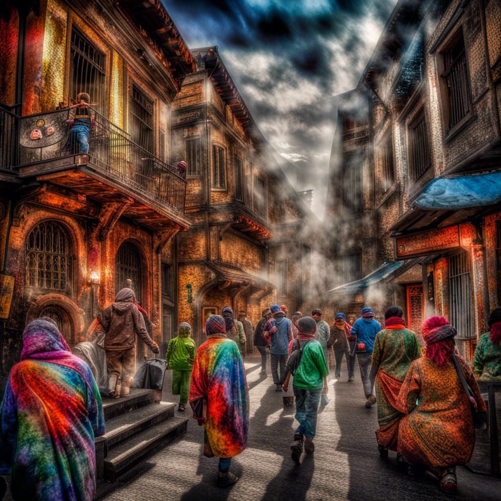Vivid Image of a Harmonious World United