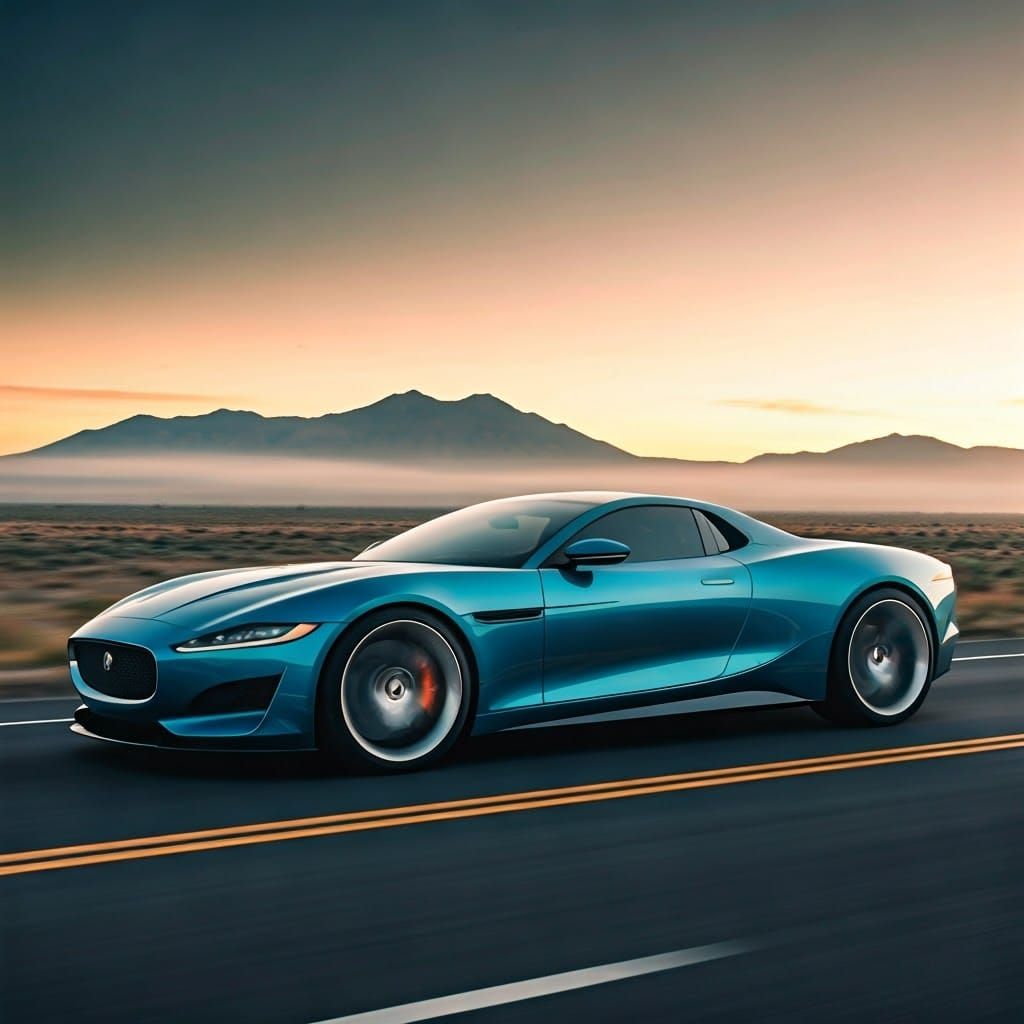 Jaguar XJS Ute Concept Cruises Through Foggy Utah Morning