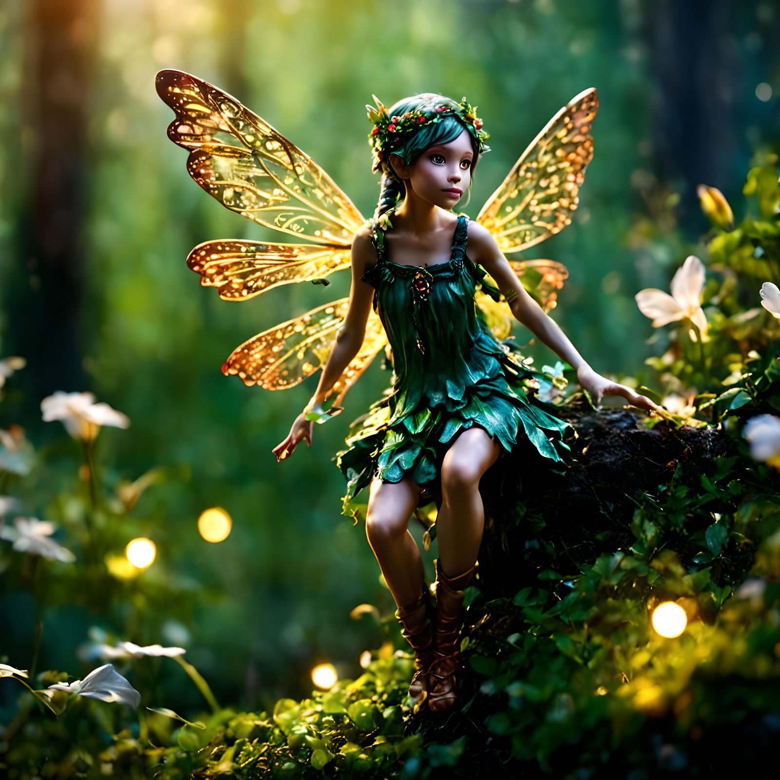 Fairy Pixie in Chromadepth 3D Photography