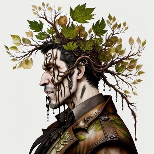 Steampunk Creature Double Exposure Photograph