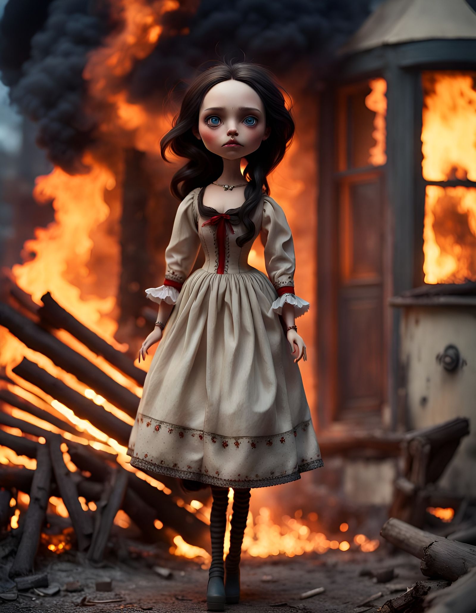 Pinocchio's Sister, Paloma - Arsonist