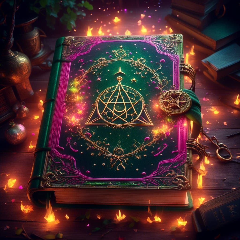 <lora:LumiBooks:1.0> An ancient spellbook from the Hogwarts library.