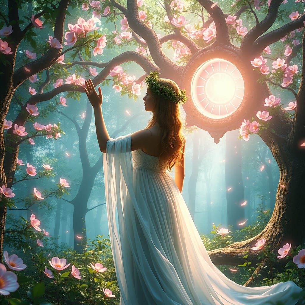 Mystical Goddess Unveils Hidden Forest Realm