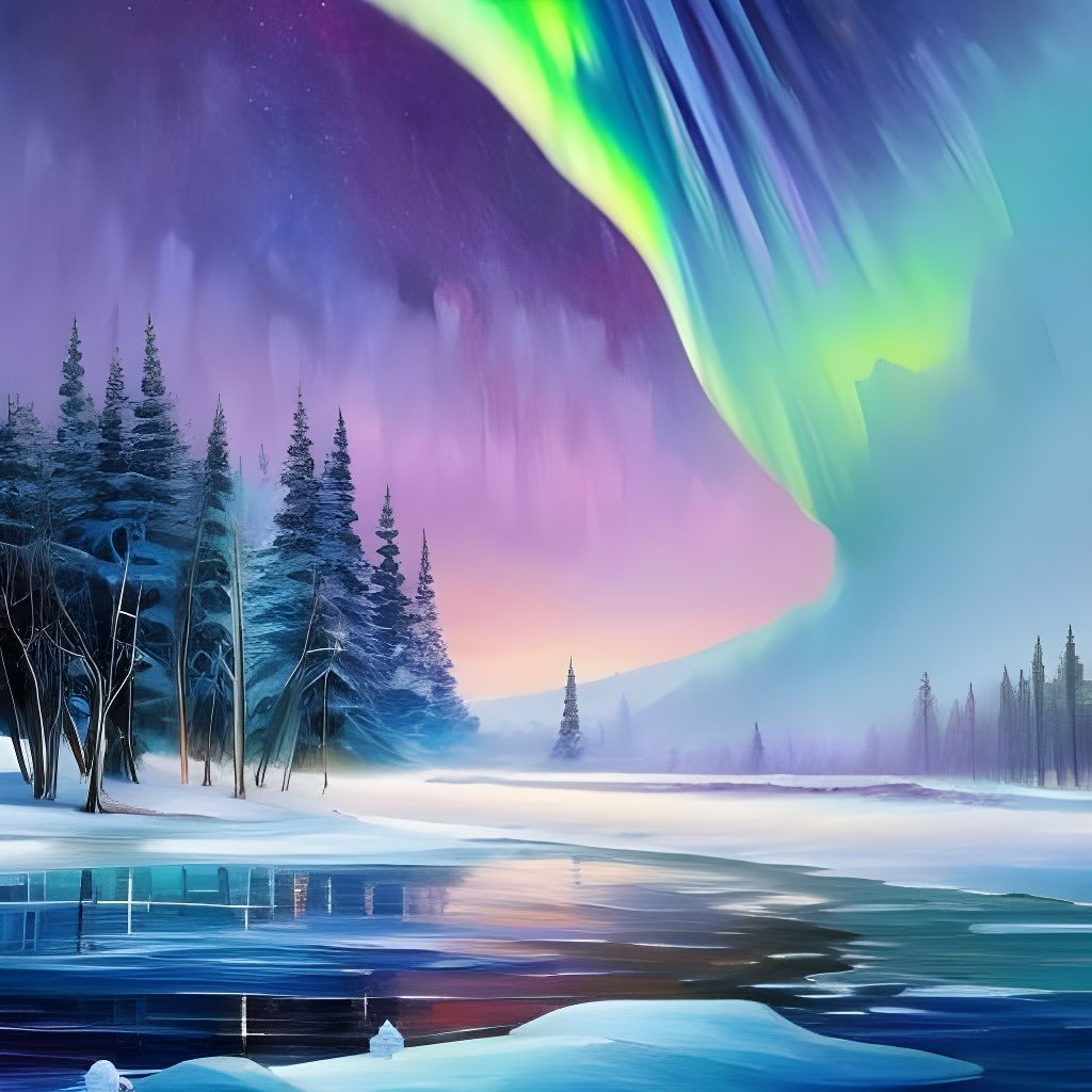Cosmic Aurora Illuminates Frozen Family Tree