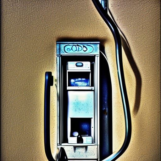 Gods Payphone in Hyperrealistic Style