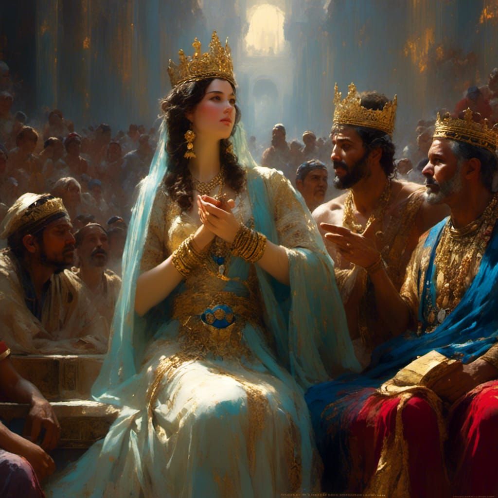 Queen Esther Pleading Before the King