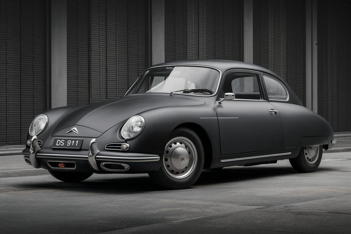 Citroën DS and Porsche 911 Automotive Fusion