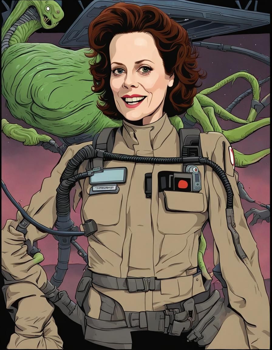 Sigourney Weaver: Ghostbuster Meets Alien Character