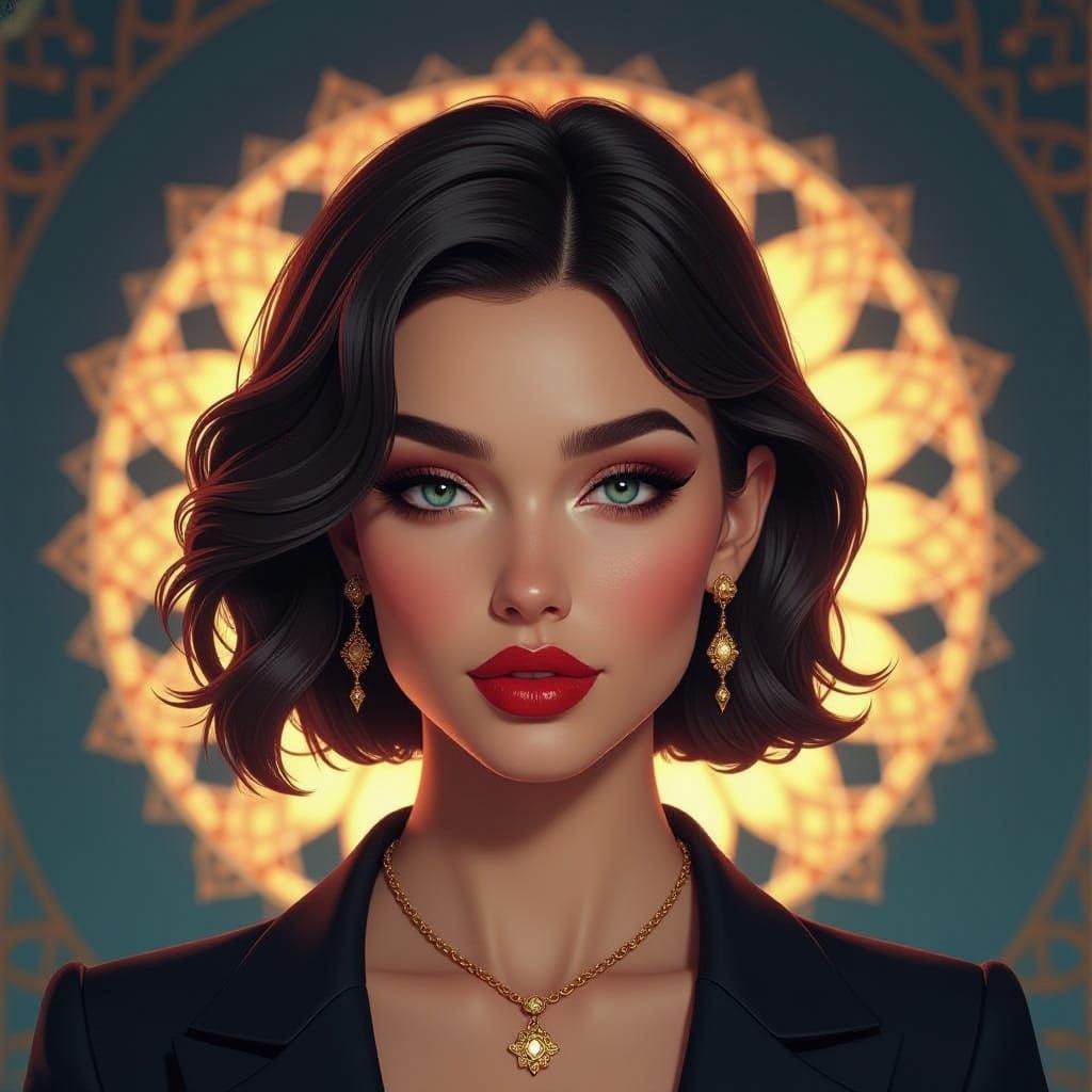 Striking Concept Art Portrait for Advertising Poster