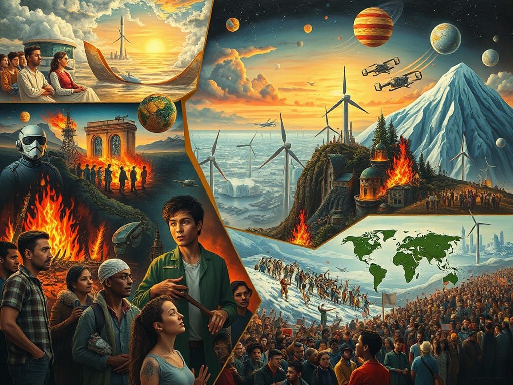 Visionary Depiction of Future Global Events