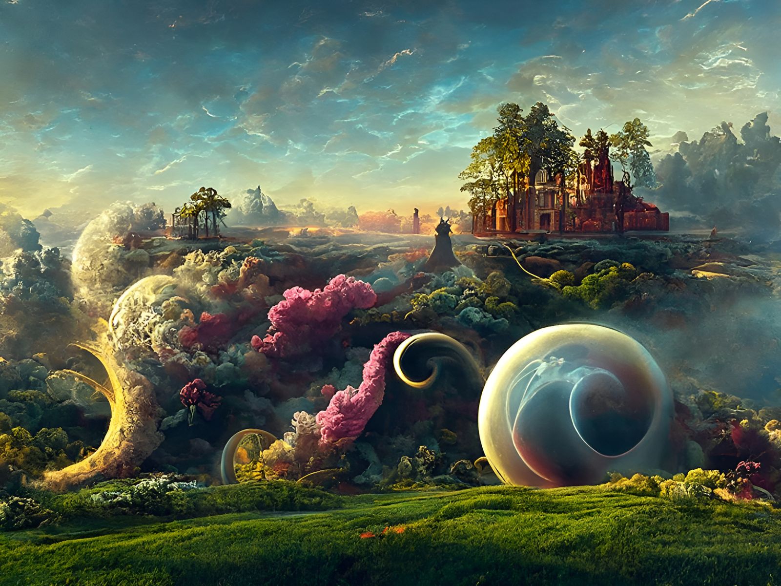 Impossible World: Surreal Digital Art in Panorama