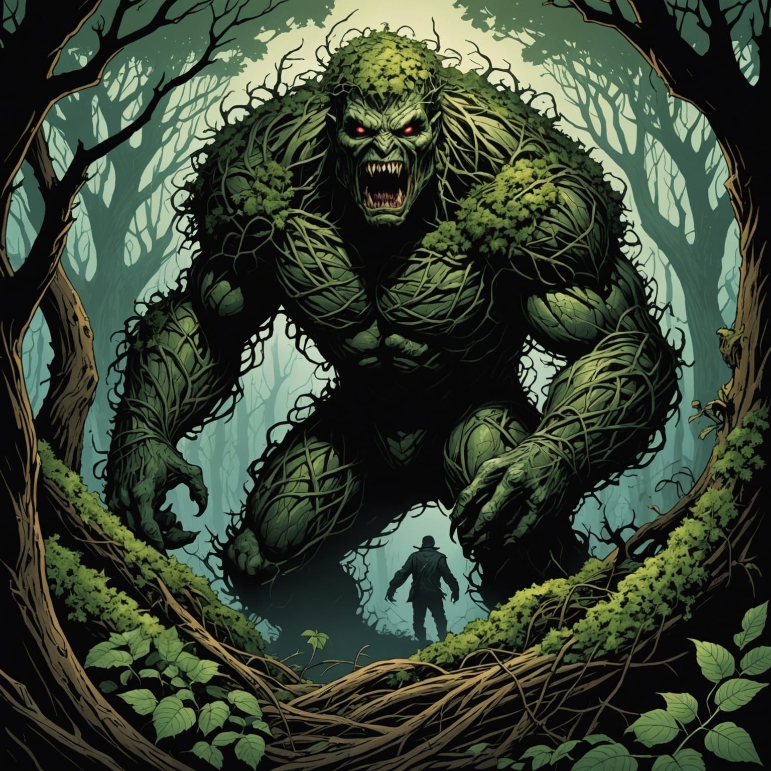 Horror: Man Trapped in Giant Bramble Bush