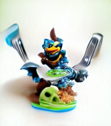 Skylanders-Style Armored Skeleton Warrior