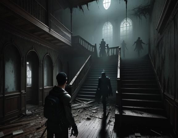 Eerie Teenagers Watched in Dilapidated House