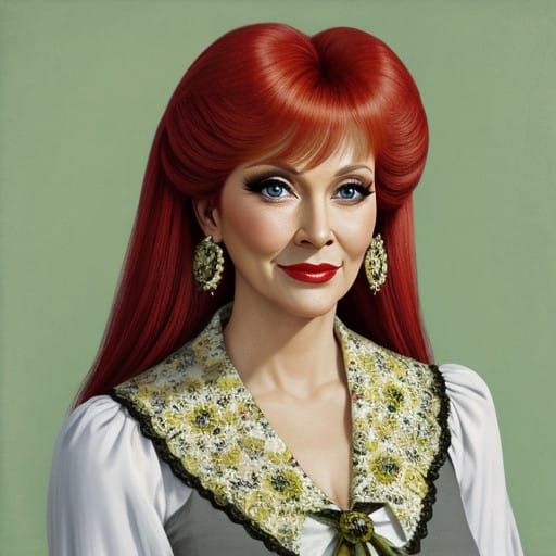 Wanda Rhonda Portrait in Realistic Style