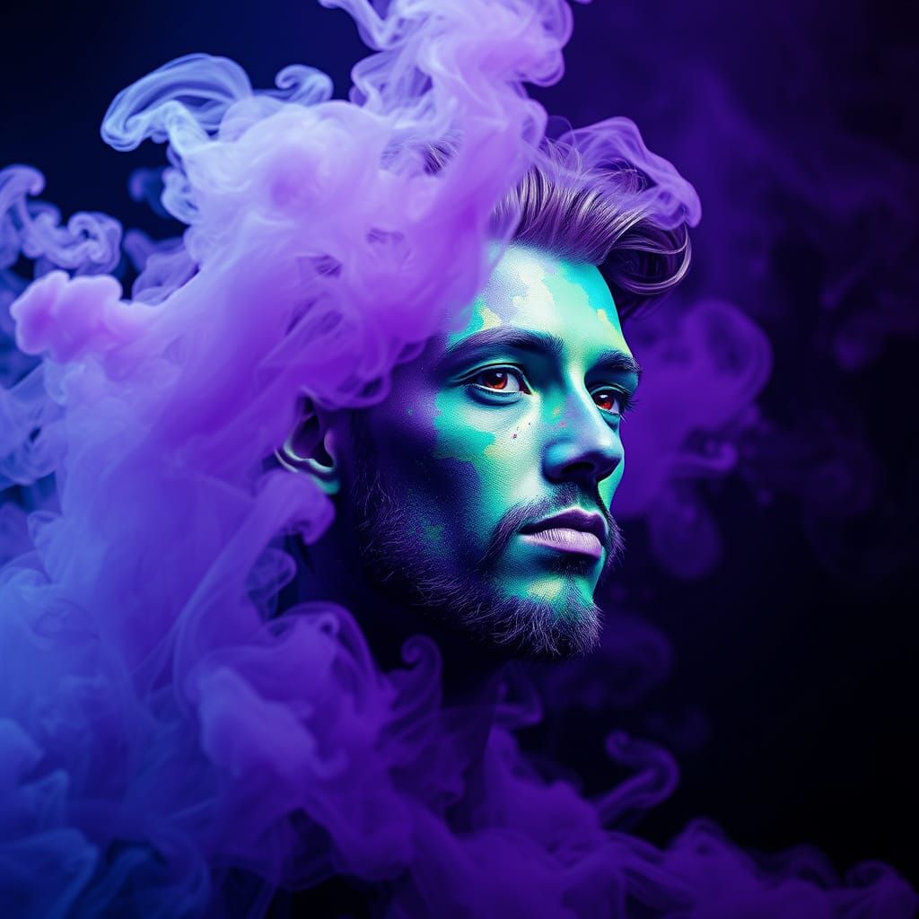 Colorful Graffiti Art in Polychromatic Splash Style