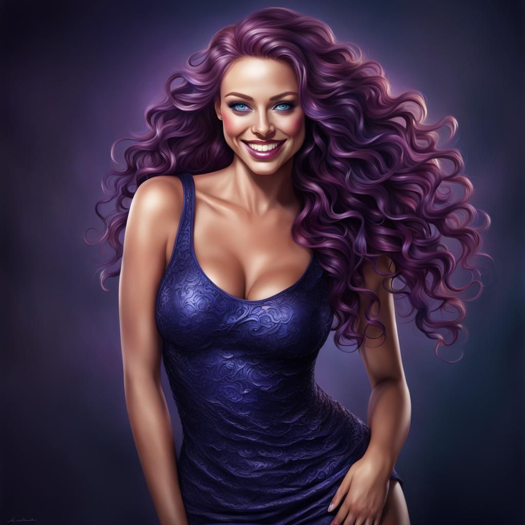 Purple Girl 7
