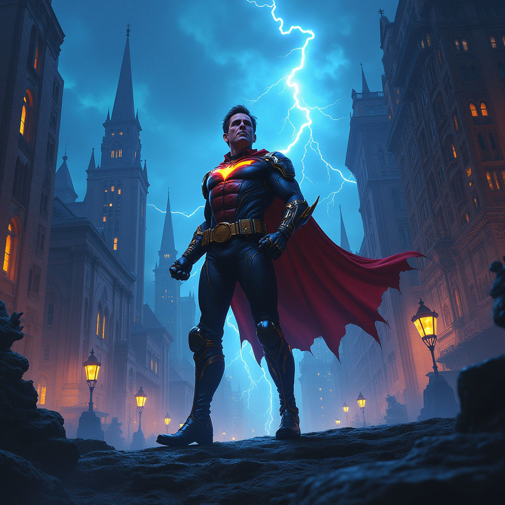 Robin in Gotham City: Gothic Concept Art