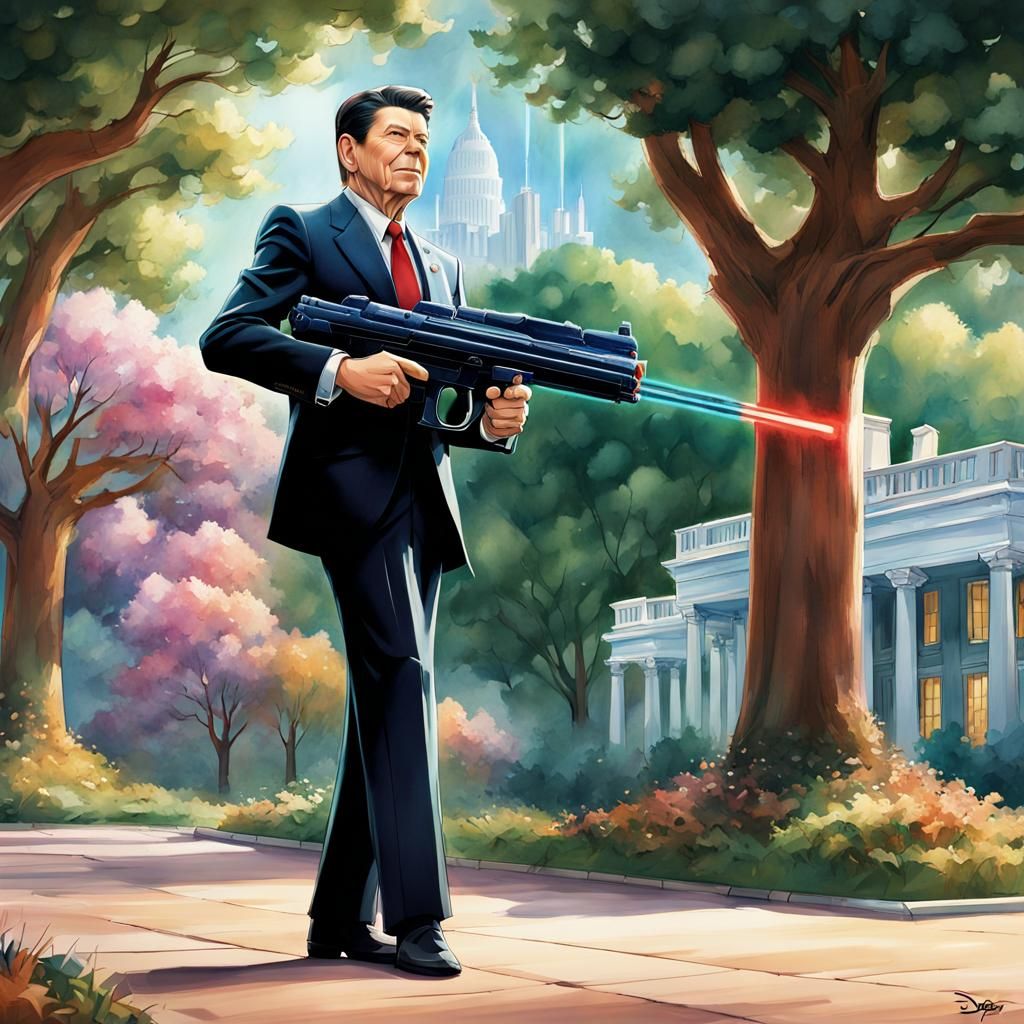 Ronald Ray Gun . . . Ronald Reagan