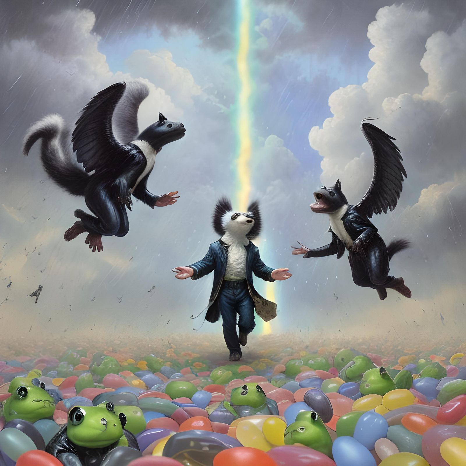 Skunk Angels Bring Jelly Beans To The Fat Frogs