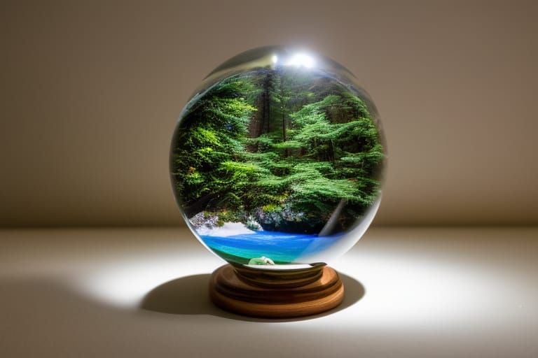 Chaotic Universe in Sphere: Hyperdetailed Digital Painting