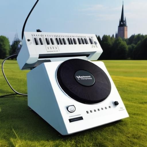 Electronic Music Light Effects: Abstract Digital Art