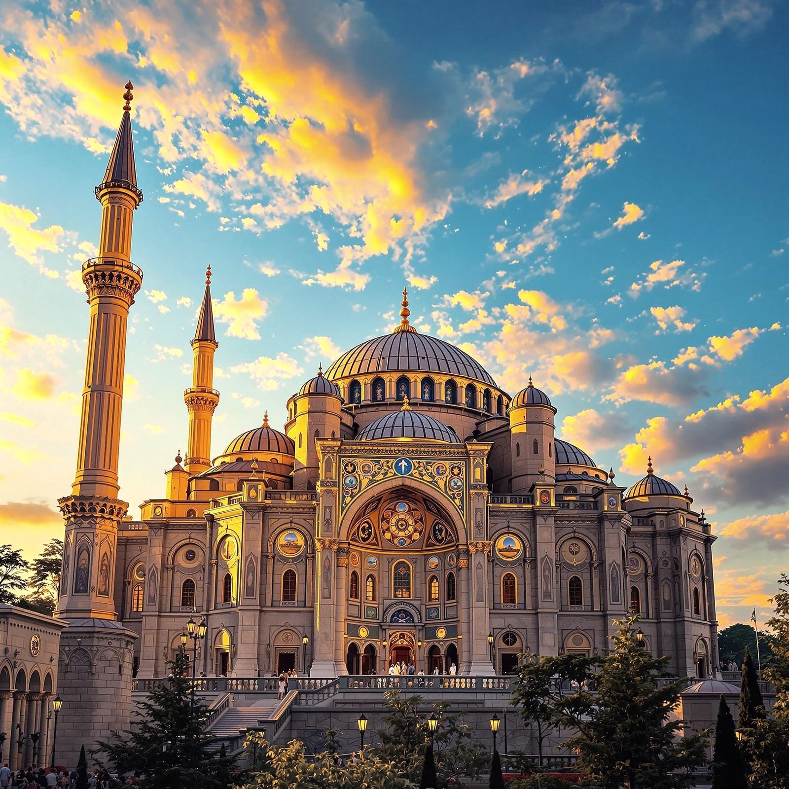 Majestic Hagia Sophia in Byzantine Splendor