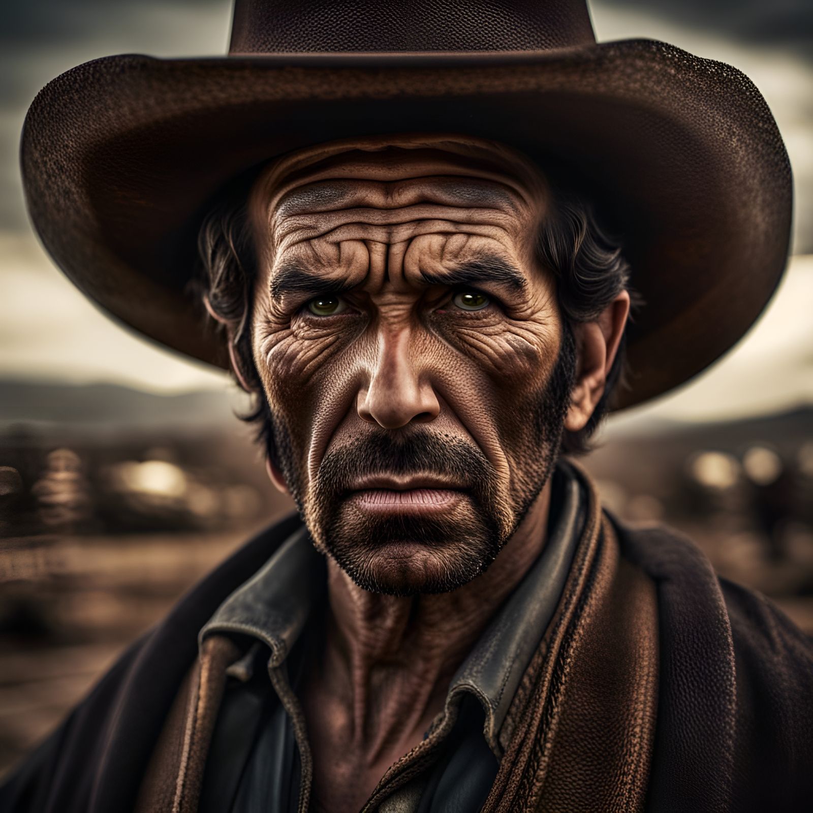 Hyperrealistic Cinematic Scene: The Good, the Bad