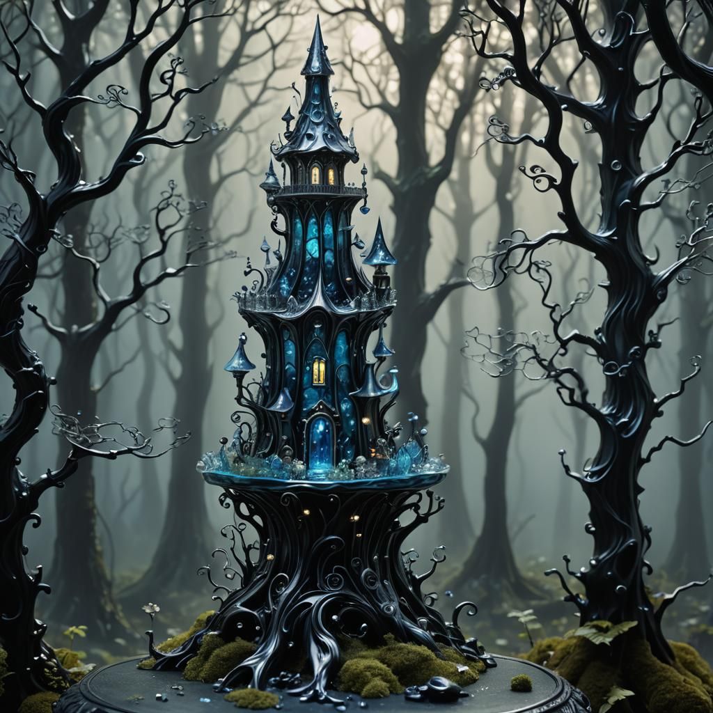 The Shimmering Spire of Spells