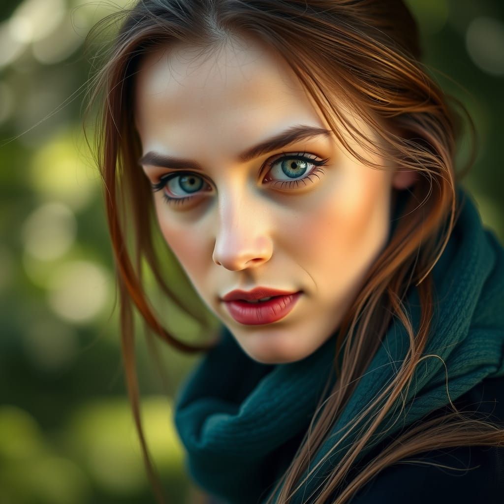 Stunning European Girl Portrait in 8k Resolution