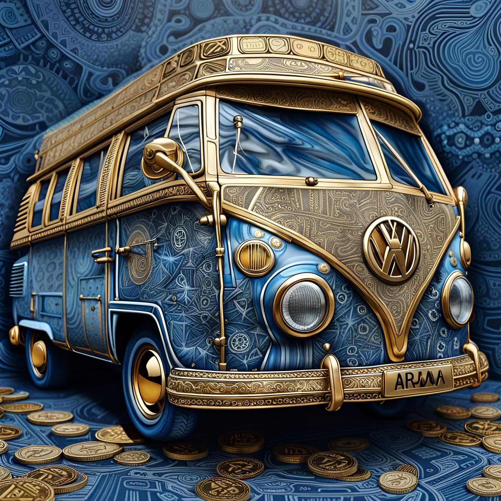 Pete's Cryptocurrency Consultant Van, by Ginny Monroe