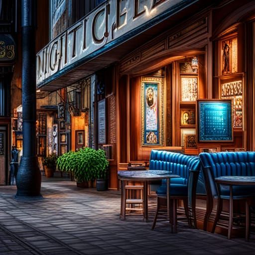 Nightcafe Text with Hyperrealistic Detail