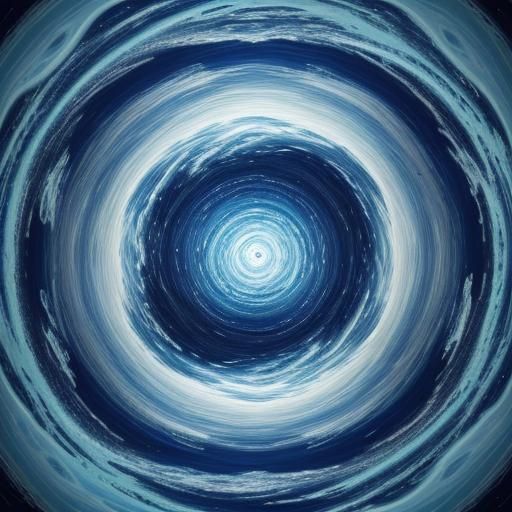 Dreamlike Ocean Scene with Seals and Abstract Waves