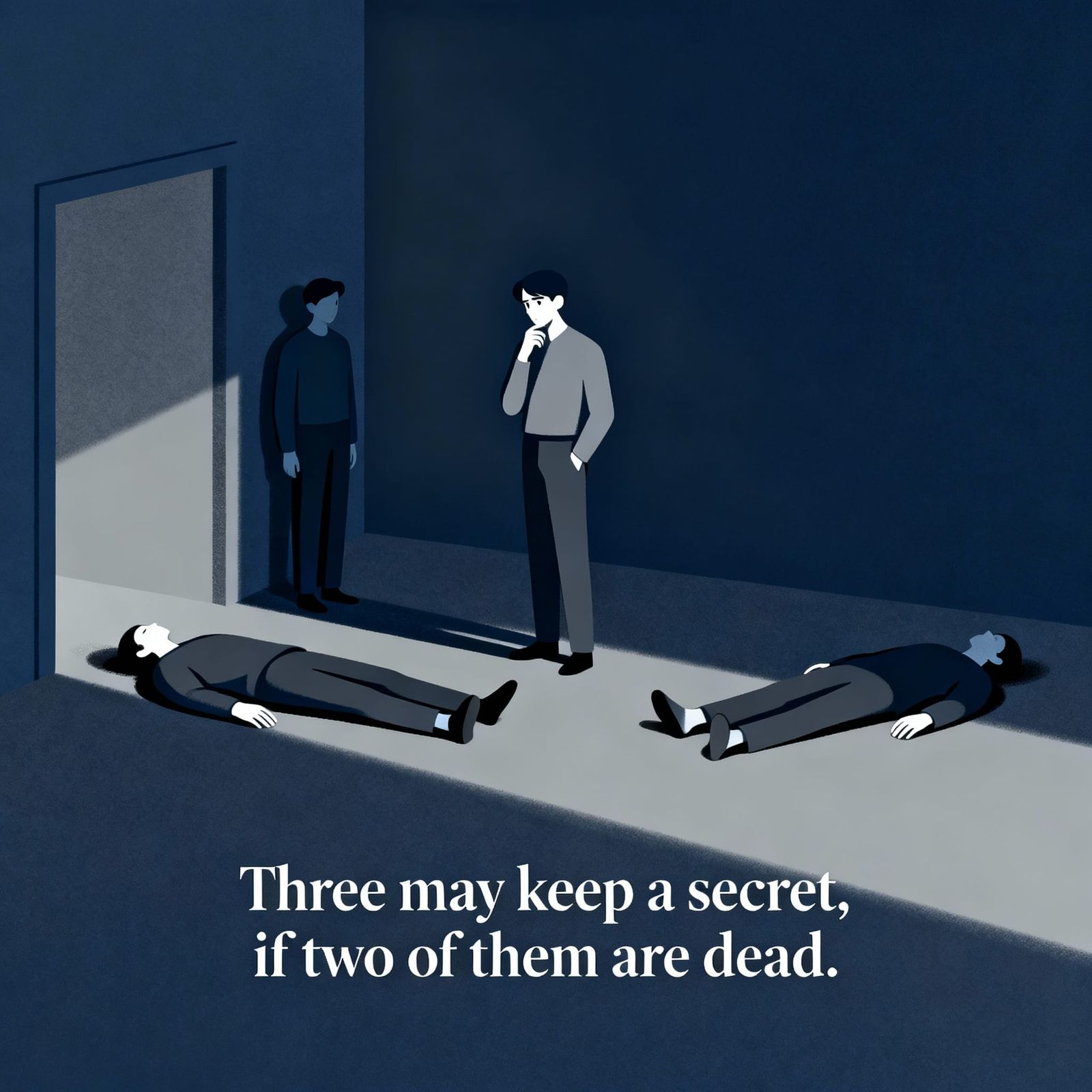 Three May Keep A Secret If Two Are Dead Quote