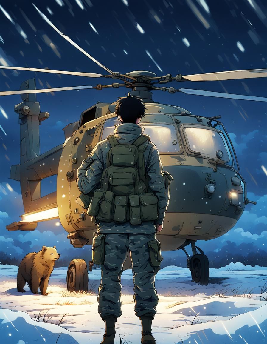 Soldier & Bear