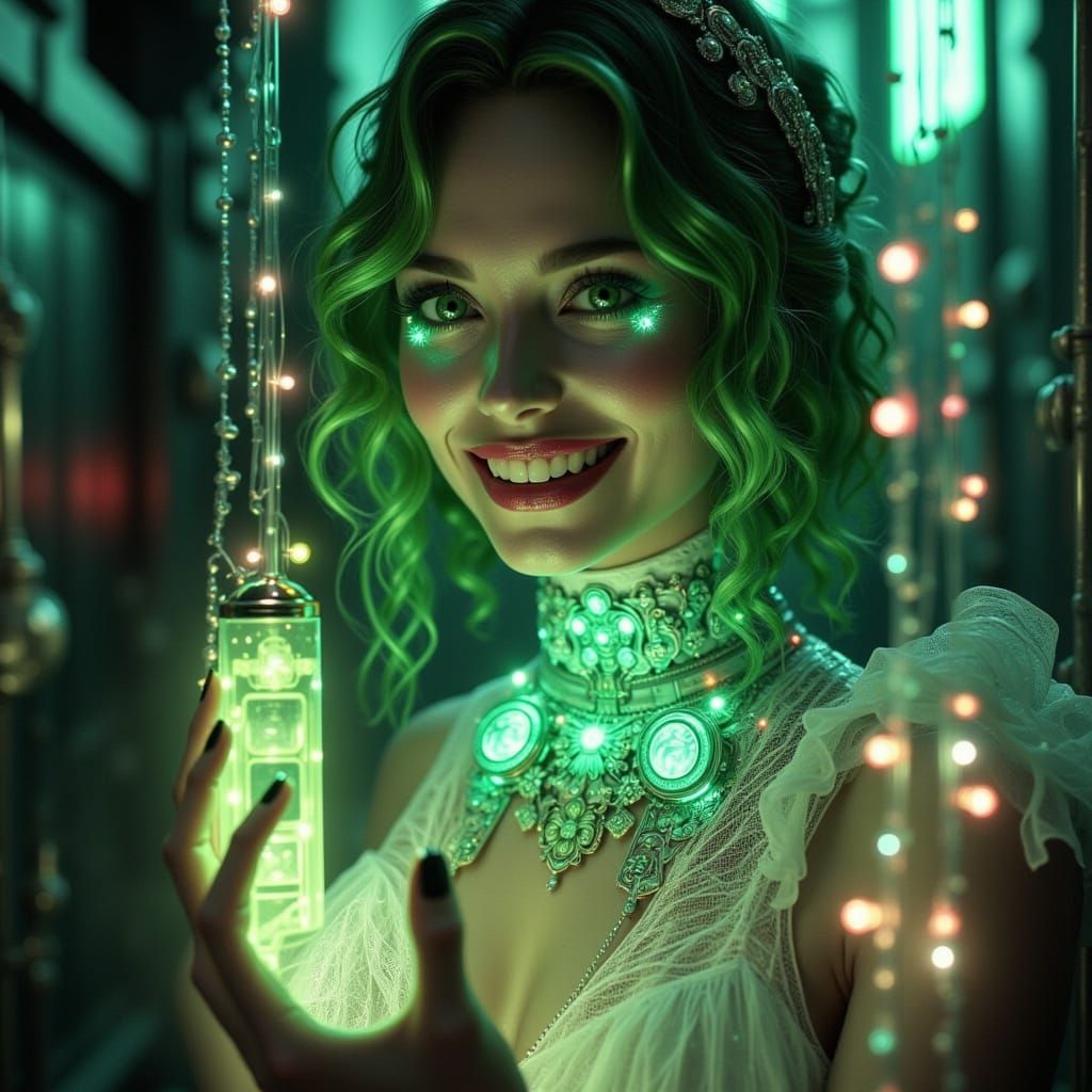 <lora:Cybernetix:1.0> <lora:CyberNoir:1.0>