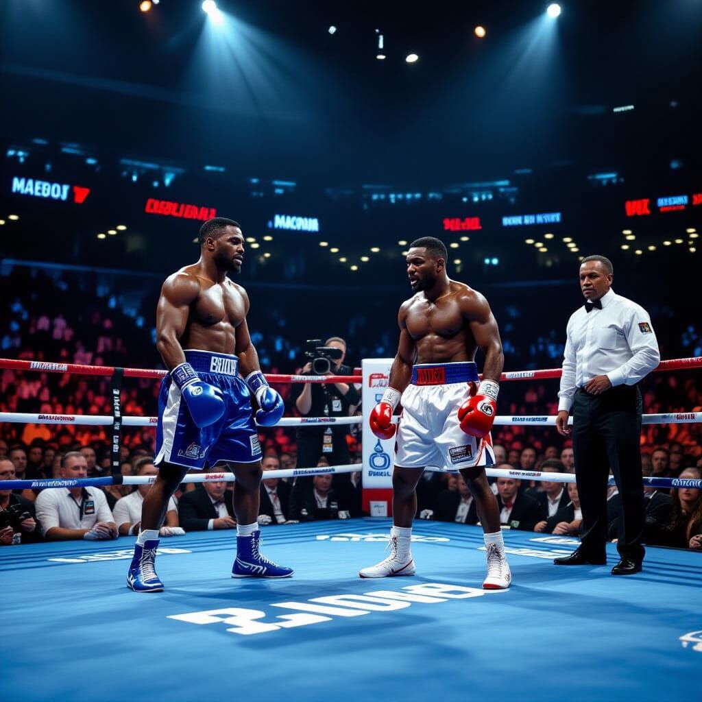 Dynamic Boxing Event Captures Ring Action