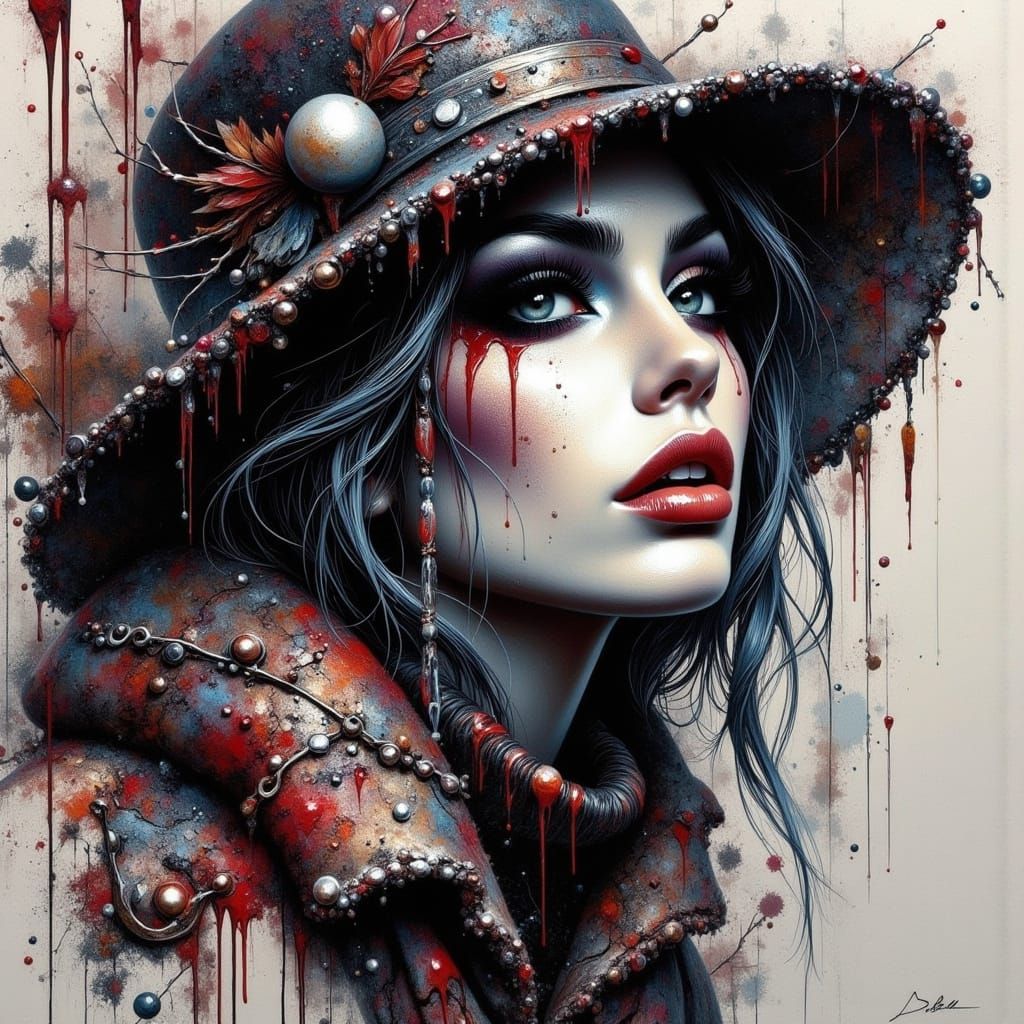 Gothic Geisha: Homeless Woman in Starlight