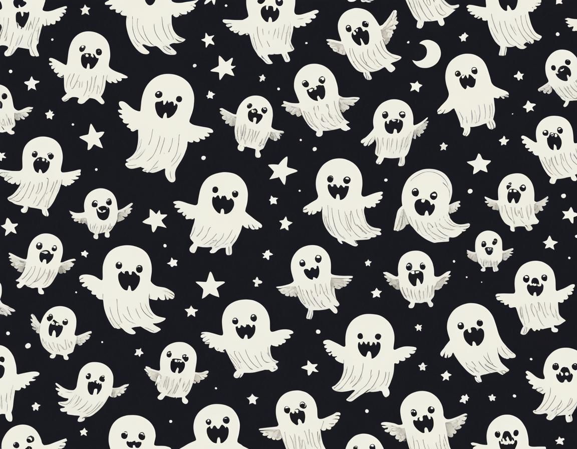 Giggling Ghosts AI Generated Image