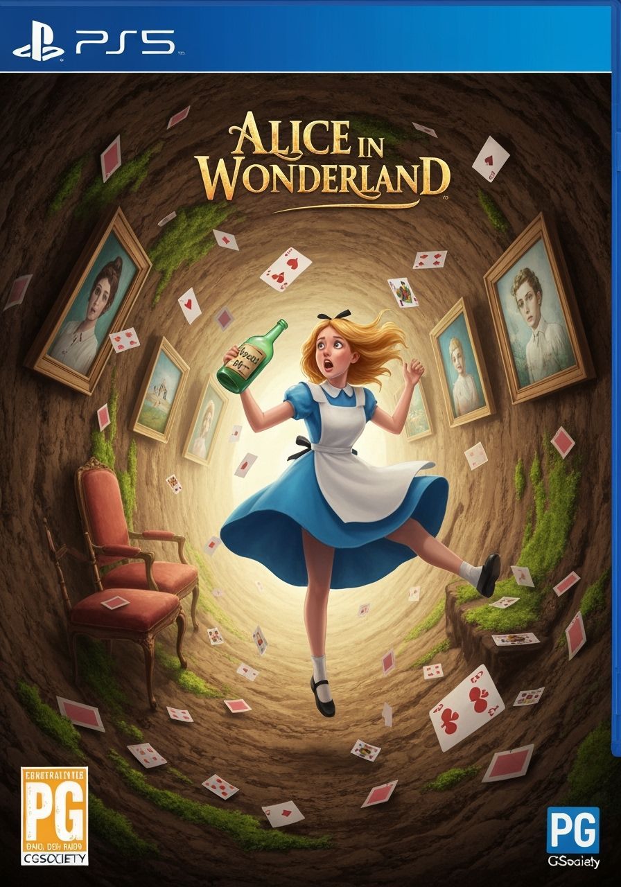 Alice in Wonderland PS5 Game Cover