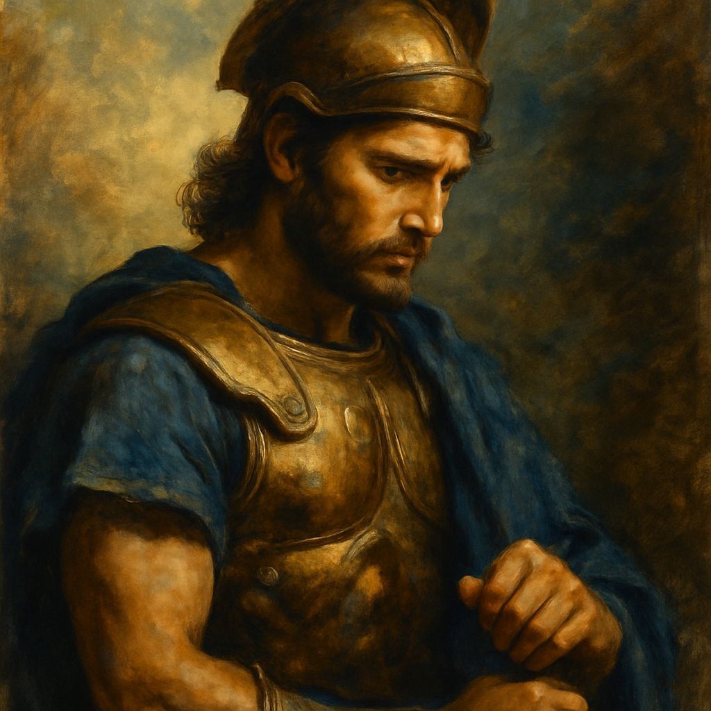 Hector of Troy Portrait in Baroque Style