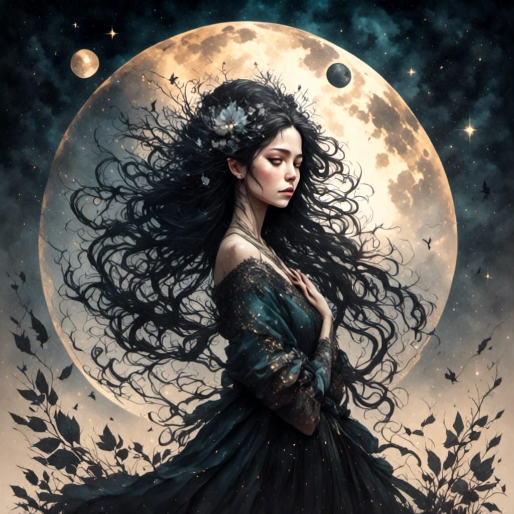 Verspertine <lora:Silhouette:0.8><lora:Whimsical silhouette:...