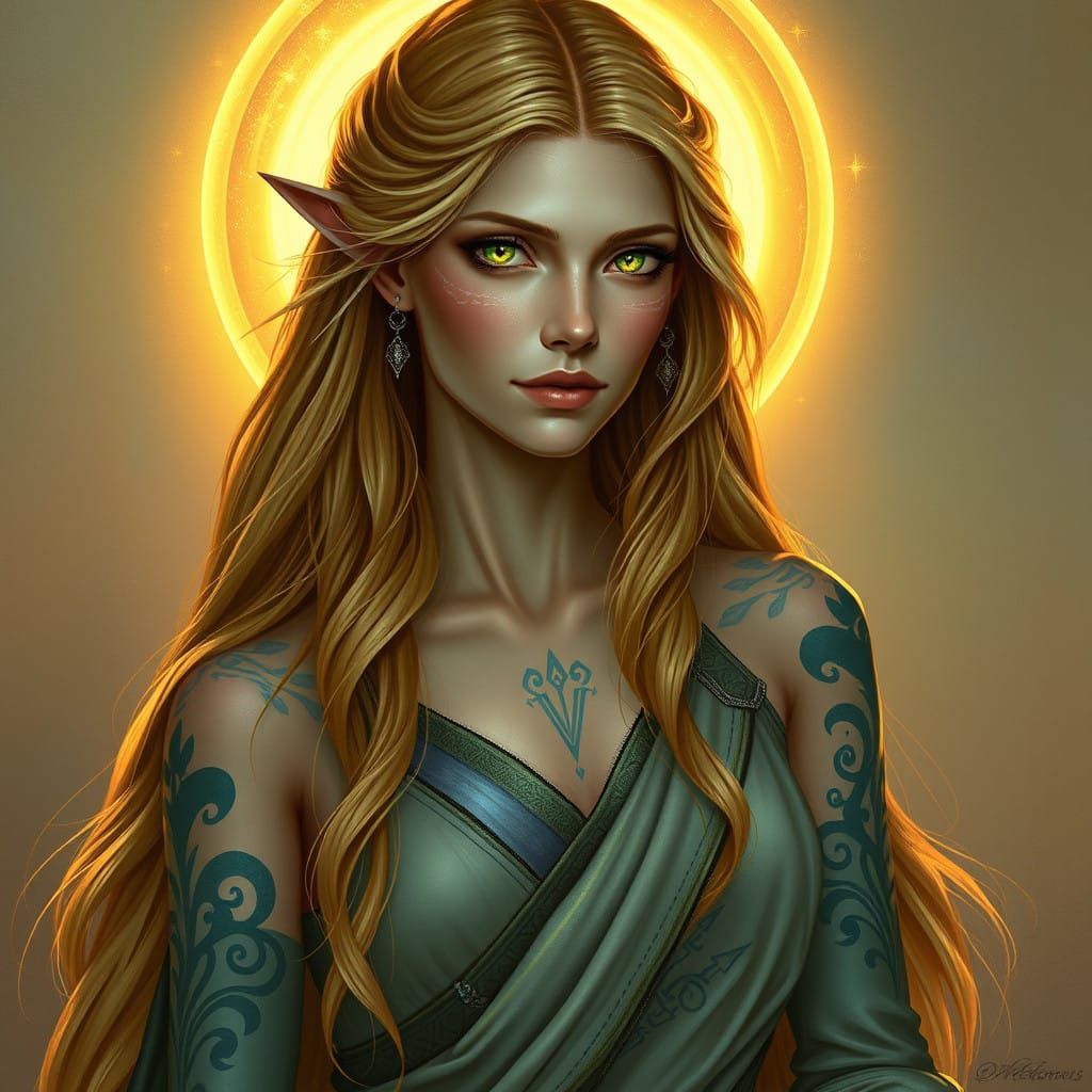 Ethereal Dunmer Goddess of Light and Life