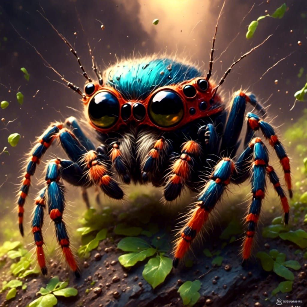 Super Cute jumping spider