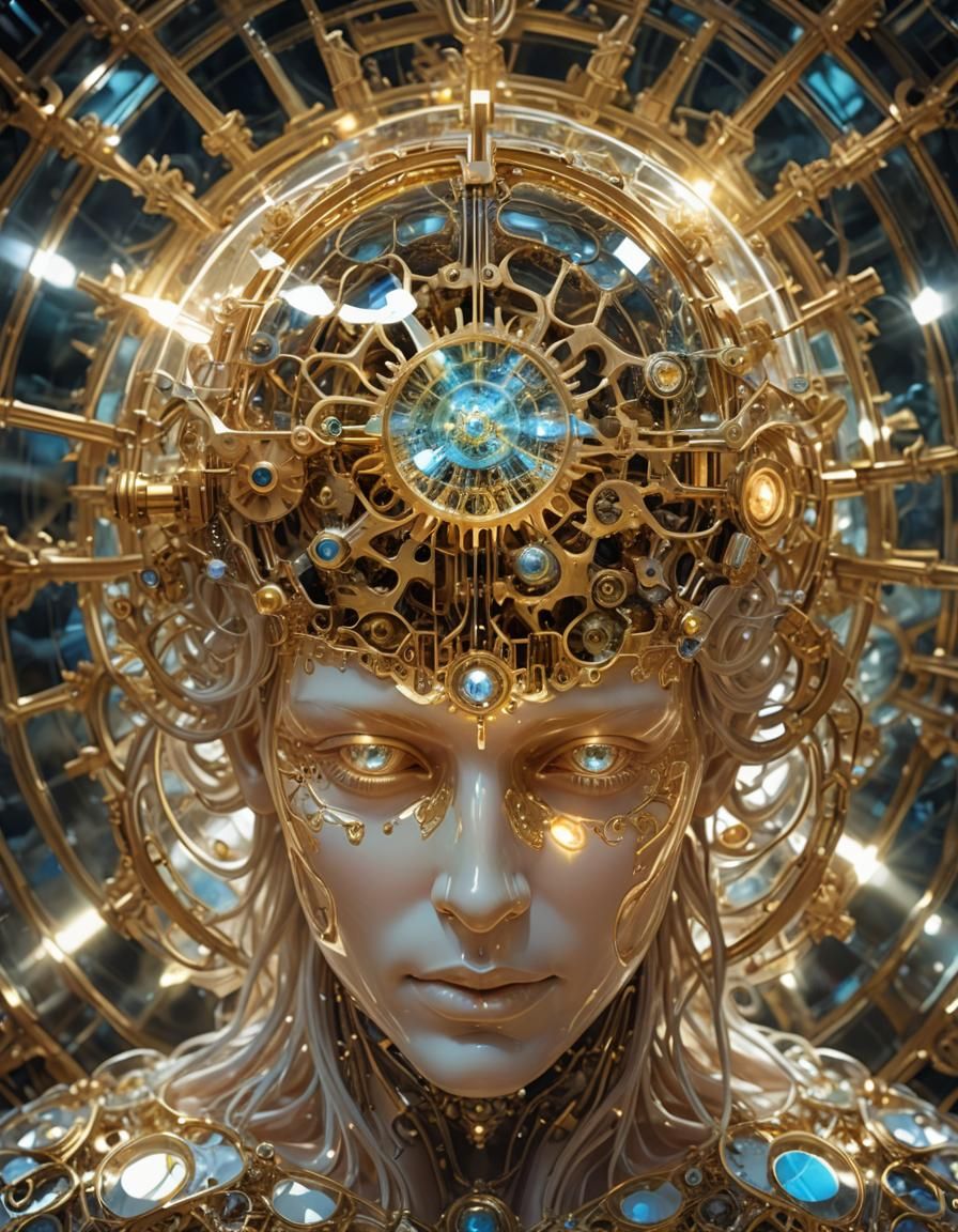 Clockwork Angel with Crystal Brain