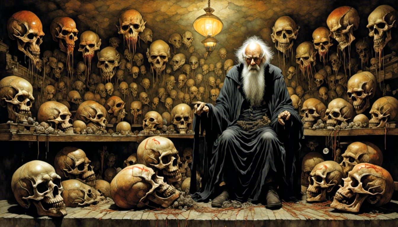 <lora:Wesh:1.0>sinister<elderly evil:1.3>deconstruction vict...