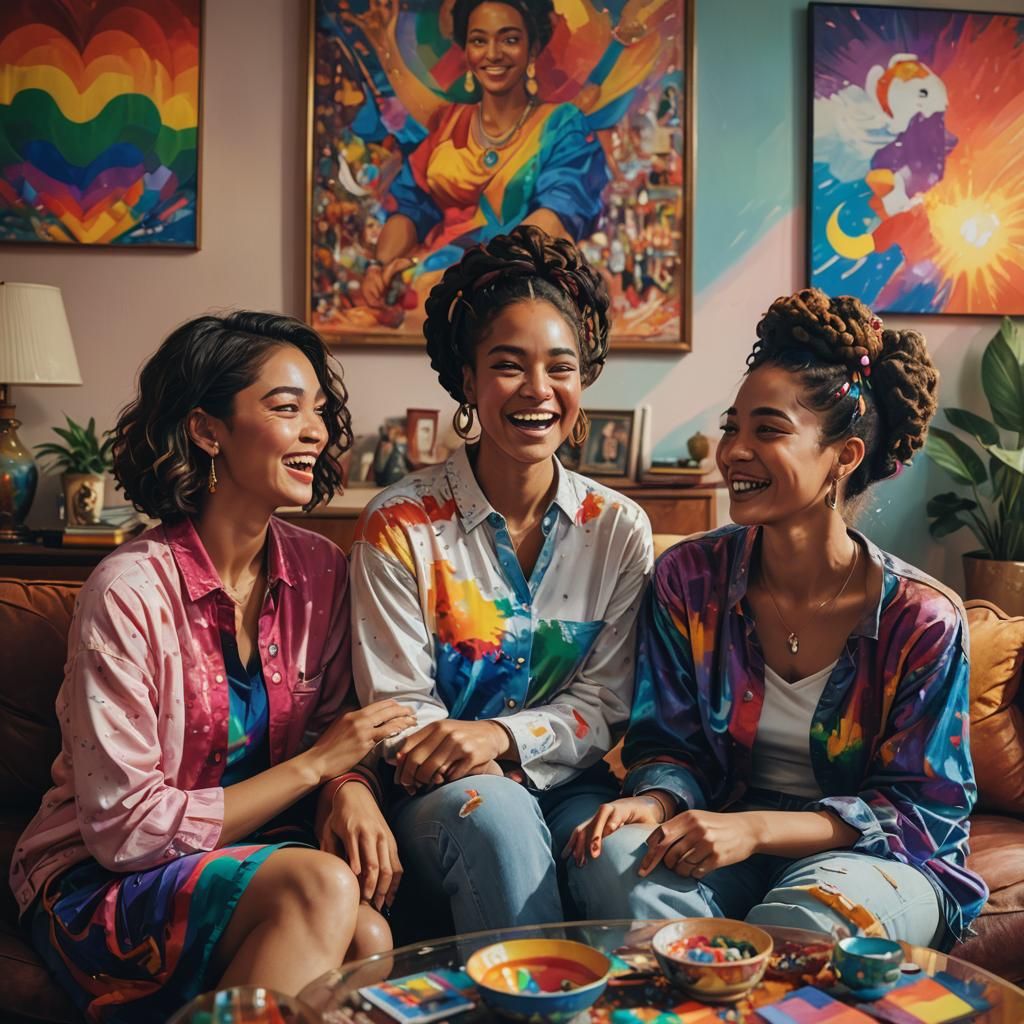Celebrating Pride: Diverse Women in Hyperrealistic Art