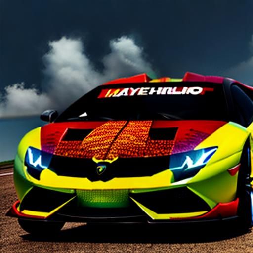 Lightning McQueen as Lamborghini Concept Car