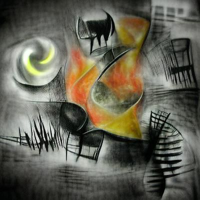 Stark Black Background